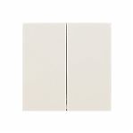 Выключатель двойной Lezard Zima 704-9088-101QC встраиваемый, слоновая кость