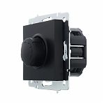 Диммер Lezard Vesna 742-4288-115 800 Вт, встраиваемый, пластик, черный бархат