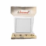Выключатель Lezard Leto одноклавишный, накладной, белый 752-0200-100