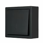 Выключатель проходной Lezard Leto 752-4200-105, накладной, чёрный бархат
