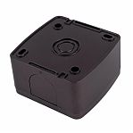 Выключатель оконечный Селигер TDM SQ1818-0201, 1 клавиша, открытой установки, шоколад