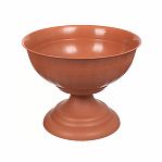 Вазон для цветов Альтернатива Венеция, М3132, пластик, коричневый, 17 л, диаметр 440 мм, высота 345 мм