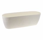 Горшок для цветов Plast Team Butterflies PT401610048, молочный туман, объем 7.3 л, диаметр 150 мм, полипропилен