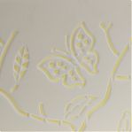 Горшок для цветов Plast Team Butterflies PT401610048, молочный туман, объем 7.3 л, диаметр 150 мм, полипропилен