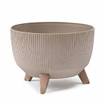 Кашпо Roma Eco coffee Jumper на ножках, d-29 см, h-23 см, 9.3 л кофе latte