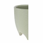 Горшок для цветов Ливингрин Де Коста с вкладкой, пластик, шалфей, 16х16 см, 2.25 л