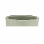 Горшок для цветов Ливингрин Де Коста с вкладкой, пластик, шалфей, 16х16 см, 2.25 л