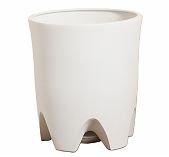 Горшок для цветов Везувий, керамика, крошка белая, 33х37.5 см, 20 л