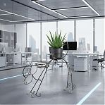 Подставка для цветочных горшков Simaland Сказка Кот 1525051, d 16 см, черный