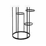 Подставка для цветов Лофт Каскад 7, 233469, 7 полок, напольная, металл, черная