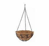 Кашпо подвесное Palisad 69003, металлическое, с орнаментом, диаметр 25 см