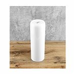 Ваза для цветов Альтернатива М8527, пластик, белая, 9х9х25.5 см