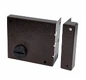 Замок накладной Эльбор Кремень 1.04.52, 002378, сувальдный, 5 ключей