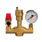 Группа безопасности котла TST TST.1001G1 компактная, 1"х3 бара