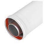 Удлинитель Royal Thermo коаксиального дымохода D-60/100 мм, 250 мм