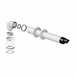 Комплект Royal Thermo RTF20.030, дымоход коаксиальный, 60/100 универсальный, для конденсационных котлов