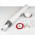 Комплект Essan KIT00A, дымоход коаксиальный, 60/100 универсальный, антилед