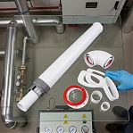 Комплект Essan KIT00A, дымоход коаксиальный, 60/100 универсальный, антилед