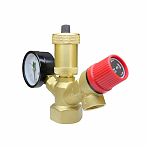 Группа безопасности TST Мини TST.1001M1, 1" х 3 бар, для расширительного бака