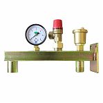 Группа безопасности настенная TST TST.G3430, 3/4" х 3 бар, 50 кВт, для расширительного бака