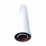 Удлинитель дымохода коаксиальный Essan TR.6200, НФ-77785990, D 60/100 мм, L=2000 мм, цвет белый
