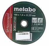 Диск отрезной Metabo сталь, нержавеющая сталь 180х1.6х22.2 мм 617166000