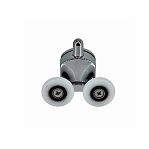 Ролики для душевой кабины 2-23МК2, диаметр 23 мм, 4 двойных верхних, 4 двойных нижних, хром