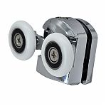 Ролики для душевой кабины 2-25МК2, диаметр 25 мм, 4 двойных верхних, 4 двойных нижних, хром