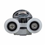 Ролики для душевой кабины 2-25МК2, диаметр 25 мм, 4 двойных верхних, 4 двойных нижних, хром