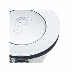 Слив нажимной Click-Clack СНП-04, 65 мм, с сеткой для низкого и высокого поддона, с гидрозатвором 