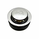 Слив нажимной Click-Clack СНП-04, 65 мм, с сеткой для низкого и высокого поддона, с гидрозатвором 