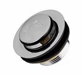 Слив нажимной Click-Clack СНП-04, 65 мм, с сеткой для низкого и высокого поддона, с гидрозатвором 