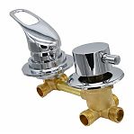 Смеситель для душевой кабины, три режима, универсальный С3У, 3 режима