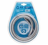Шланг для душа AV Engineering AVSSS-118, anti-twist,  нержавеющая сталь, хром, 150 см