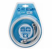Шланг для душа AV Engineering AVSSS-110, универсальный, ПВХ, хром, 150 см
