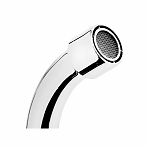 Излив для смесителя Frap F7140S, 1/2", 40 см, аэратор, латунь, хром