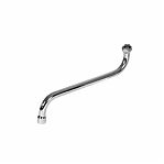 Излив для смесителя Frap F7140S, 1/2", 40 см, аэратор, латунь, хром