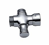 Дивертор для смесителя Frap FААА 1277-2604, кнопочный,  латунь, хром