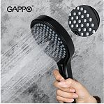 Лейка для душа Gappo G004 круг 130 мм, черный