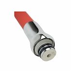 Излив для смесителя Frap F7268, гибкий, 31 см, гайка, силикон, цвет красный матовый