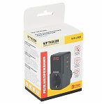 Реле напряжения Stekker VPR-200B 50690, для розетки, регулируемое, 230В, 16A, черный