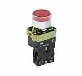 Кнопка управления IEK Karat BBT50-BW-K04, LAY5-BW3461 1НО, быстросъемная головка, с подсветкой, красная