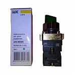 Переключатель для цепей управления IEK Karat LAY5-BK2365 BSW90-BK-2-K06, 202620, на 2 положения, 1НО+1НЗ, зеленый
