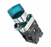 Переключатель для цепей управления IEK Karat LAY5-BK2365 BSW90-BK-2-K06, 202620, на 2 положения, 1НО+1НЗ, зеленый