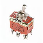 Тумблер 250V 15А (6c) ON-OFF-ON двухполюсный Rexant 36-4132