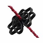 Фиксатор арматуры Звездочка, 40 мм, от 6 до 25 мм,  полипропилен, черный