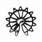 Фиксатор арматуры Звездочка, 40 мм, от 6 до 25 мм,  полипропилен, черный