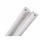 Уплотнитель TECH-TOP 028-0001, промышленный, самоклеящийся, P-профиль, белый, 9х5 мм, на отрез от 1 м