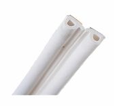 Уплотнитель TECH-TOP 028-0001, промышленный, самоклеящийся, P-профиль, белый, 9х5 мм, на отрез от 1 м