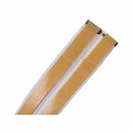 Уплотнитель TECH-TOP 028-0001, промышленный, самоклеящийся, P-профиль, белый, 9х5 мм, на отрез от 1 м